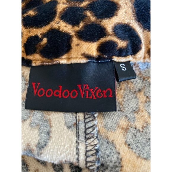 Voodoo Vixen Leopard Print Skinny Pant S - Picture 4 of 6